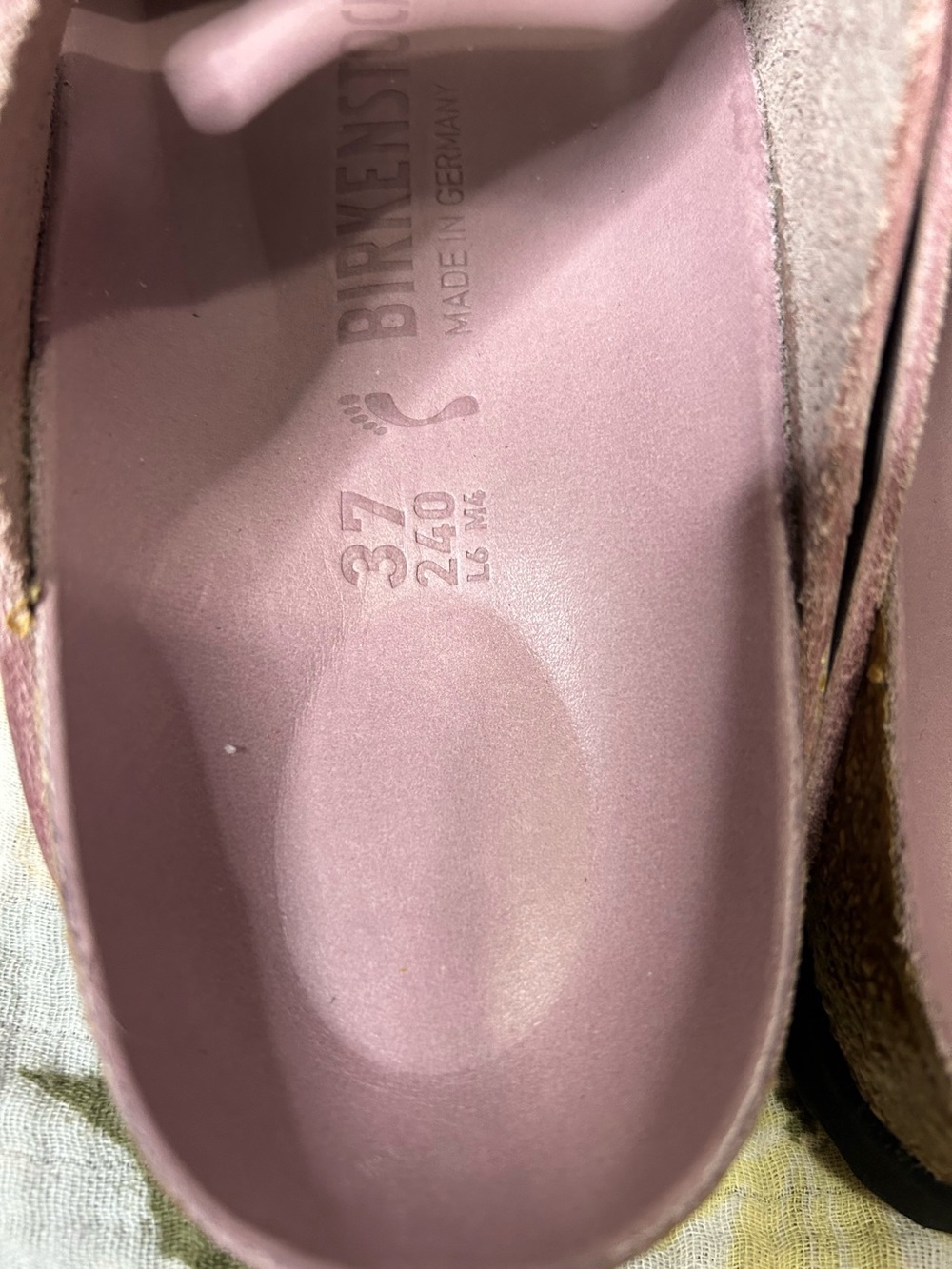 Birkenstock Arizona Big Buckle Pink Purple Oiled Leather Sandals EXQUISITE - Picture 4 of 6